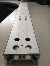 China Aluminium Extrusion Custom Machined Parts With Drilling And Tapping for sale