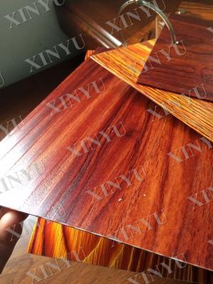 China Wood grain transfer Aluminium Window Profiles for decoration material for sale