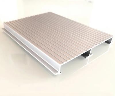 China Silber der hohen Qualität anodisierte verdrängten Aluminiumplanken Decking zu verkaufen