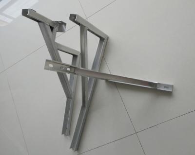 China 6063 soportes de aluminio soldados con autógena perfil del aire acondicionado del aluminio para el aire acondicionado en venta