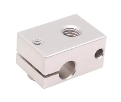 China 3d Printer Part V6 Heating Aluminum Block For 3d Printer for sale