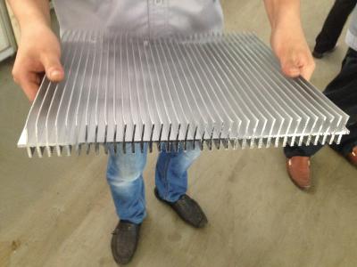 Chine 6061 OIN en aluminium RoHS TUV de la CE SONCAP de radiateur d'extrusion de largeur de T66 400MM à vendre