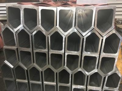 China 6061 T6-het Profiel van het het Aluminiumkader van de Veelhoekbuis, Aluminium Uitgedreven Vormen Te koop