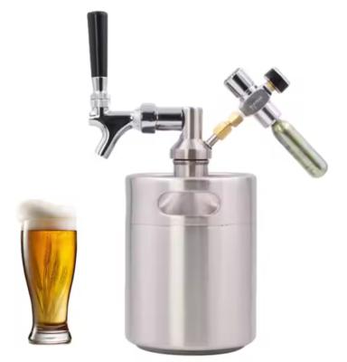 Cina Logo Custom 2l 3.6l 4l 5l 10l Acciaio inossidabile Portatile grande contenitore birra barile botte Whisk Set in vendita