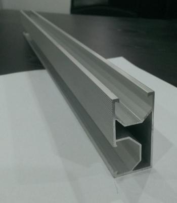 China OEM 6063 Anodized Extrude Aluminium Corner Rail & Solar PV Extruded Aluminum Mounting Rail for sale