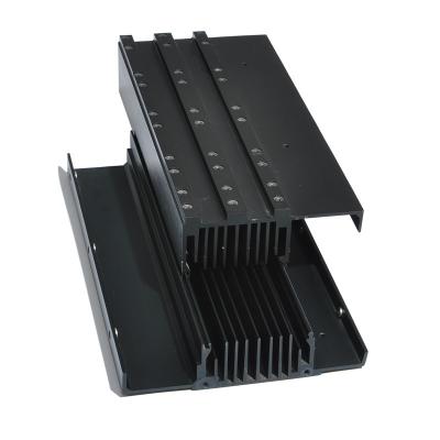 China Black Anodized Aluminium Heat Sink Profiles , Electronic Aluminum Alloy Profile for sale