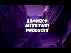 Aluminum grade 6063, cut, CNC, drilled, brushed, anodized aluminum products