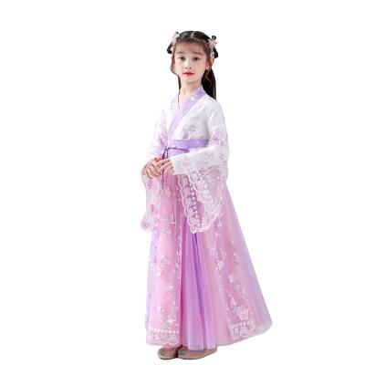 China New Breathable Summer Girls Dress Kid HANFU Girls With High Quality for sale