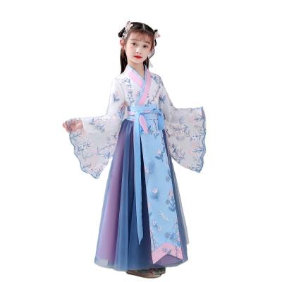 China Summer Breathable Girl Hanfu Chinese Dress Girl Skirt Chinese Style for sale