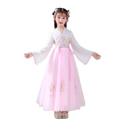 China Factory Wholesale Breathable Hanfu Girl Costume Style Dress Princess Chinese Long Skirt for sale