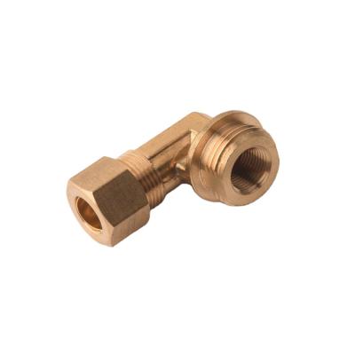 China Wholesale Brass Pipe Fitting Brass Plumbing Fittings 90 Elbows For Water Supply for sale