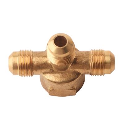 China Brass Hose Connector Brass Fitting Tee For Water Supply for sale