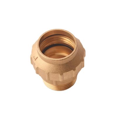 China High Quality Brass Reduce Thread Male Female Pex Al Pex Gas Fittings Plumbing Press Brass Fitting for sale