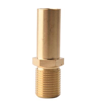 China Brass Barb Barbed Nozzle Tail Nipple Insert Fit Air Hose Brass Pneumatic Fittings Air Hose for sale