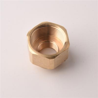 China Brass Equal Compression Flare Pipe Fittings Brass Tubing For Pex Pipe for sale