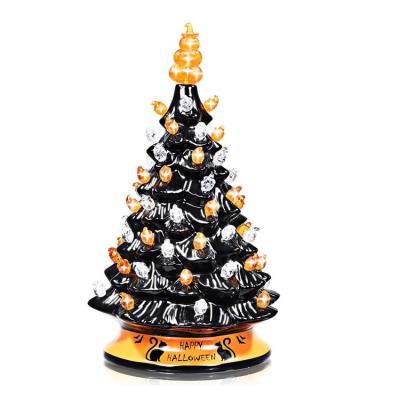 China Chirstmas Decor Modern Home Decor Ceramic Mini Christmas Decoration Tree Design Gift Set Ornament 2021 for sale