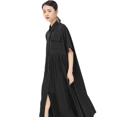 China Modern Design OEM Service Dress Beautiful Active Workers Classy Black Dress 2022 Anti-Static for sale