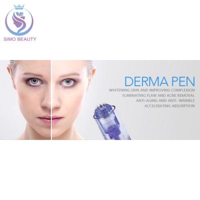 China Anti-Puffiness Skin Care Beauty Roller Micro Needle Dermal Hydraulic Power Lifting Meso Derma Pen for sale