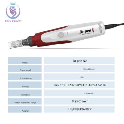 China Anti-puffiness china derma roller maker N2 replaceable mesotherapy derma pen for sale