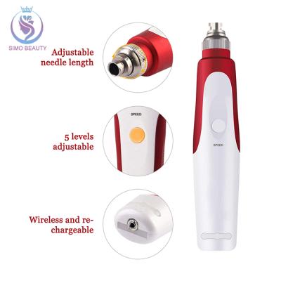 China Anti-puffiness Derma roller manufacturers noncross bound hyaluronic acid derma pen N2 for sale