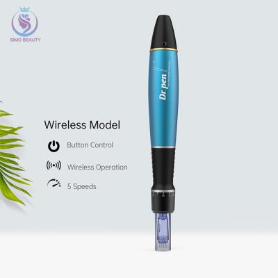 China Micro Derma der pen a1 Anti-Puffiness Dermaroller Maker Needle Skin Roller Face Pluma for sale