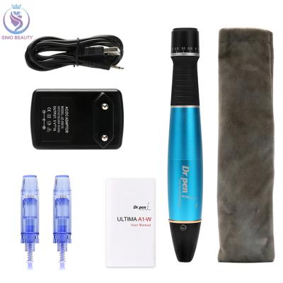 China Last syllable of a word microneeding a1 derma pen electric derma roller massager Anti-puffiness face derma pen for sale