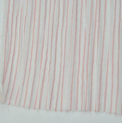 China Breathable Cotton 100 Crepe Yarn Dyed Shirt Fabric Gauze Fabric for sale