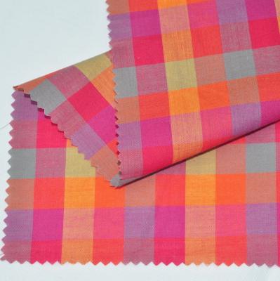 China Breathable 100 Cotton Yarn Dyed Linen Fabric 60*60 90*88 Gauze Fabric For Shirts for sale