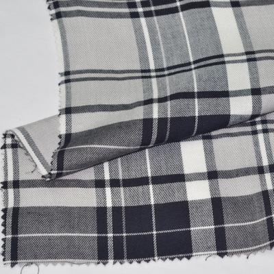 China 100% Rayon Woven Check Skirt Anti-Static Yarn-Dyed Fabric 21*21 for sale