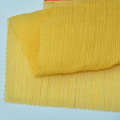 China Breathable Piece Dyed Gauze Crepe Fabric For Blouse for sale