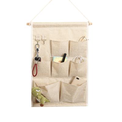 China Viable Behind The Door Hanging Cotton Storage Cloth Bag for sale