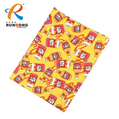 China 65/35 Waterproof Cotton Blend Workwear Twill 21*21 21*21 Fabric Polyester Uniform Cloth With Printing Design for sale