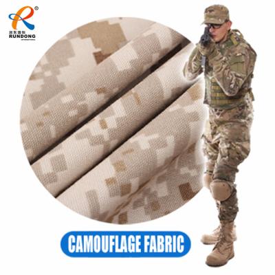 China New Design Shrink-resistant Polyester And Cotton Blue Military Camouflage Fabric for sale