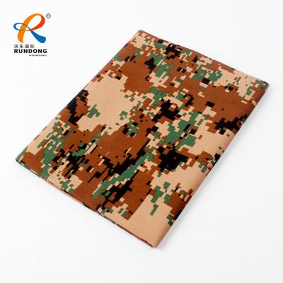 China Flame Retardant Wholesale Military Camouflage Polyester Cotton Anti Fire Fabric for sale