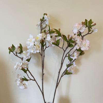 China Wedding Home Decoration 83cm 24 Artificial Cherry Blossoms Flower For Cherry Plant Flower Decor Tree Decors for sale