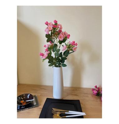 China Wedding Artificial Flower Rose Red Artificial Flowers Artificial Begonia Festival Bouquet 30 Home Decoration for sale