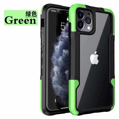 China Anti-drop For iphone 12 mini Pro Max Heavy Duty Shockproof Clear PC Back Cover TPU Hard Hybrid Phone Case For iphone 12 for sale