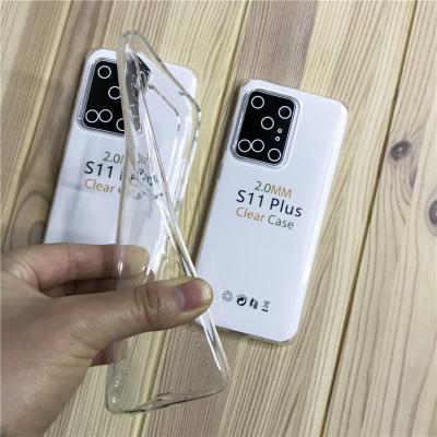 China Hot Selling Case For One Plus 7T Pro 2.0 Mm Transparent Shockproof TPU Back Cover Soft Snare Case For One Plus7 Plus 7T Pro Phone Case One for sale