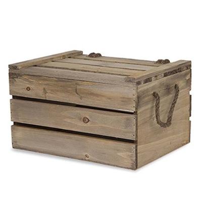 China Europe Wooden Crate Storage Box With Lid - Customized Color for sale