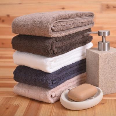 China Alibaba Nice Supplier Solid Color Absorbency Cotton Single Premium Premium Towel for sale