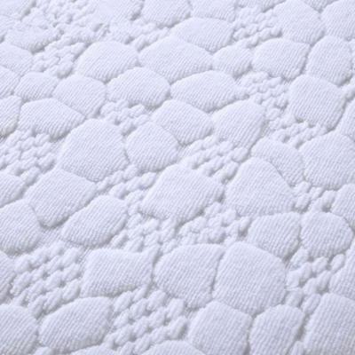 China Gold Supplier 100% Cotton Jacquard Absorbent Bath Mat 60x80cm for sale