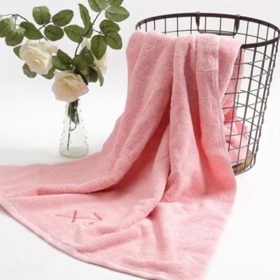 China Cotton Gold Supplier Constellation Embroidery Comfortable 100% Cotton Bath Towel for sale