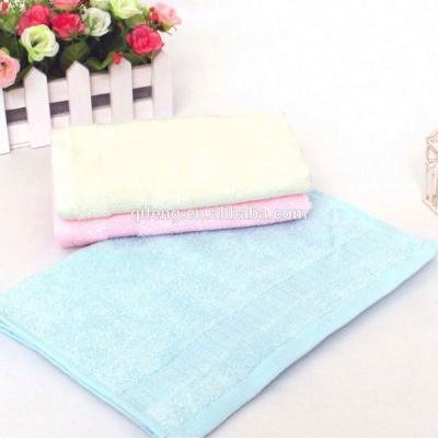 China Bamboo Jacquard Logo Jacquard Baby Hand Towel/Bath Towel Set With Customize Logo Certificate Available for sale