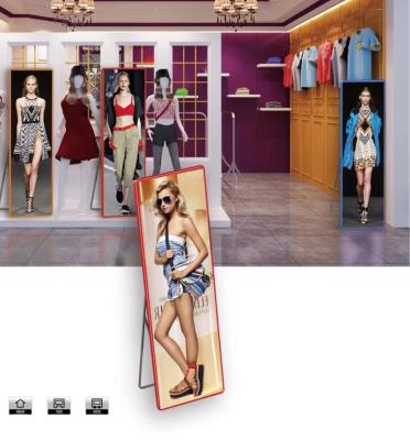 China Indoor magnet digital led poster p2.5 wifi remote control mobile advertising led sign board video wall for sale