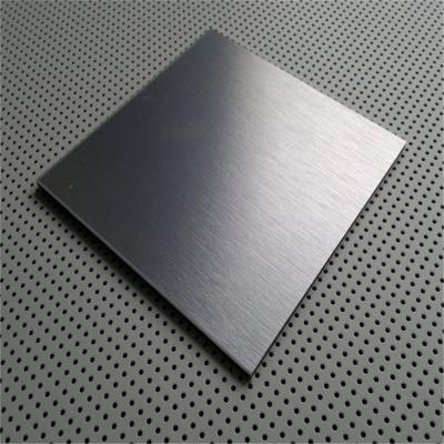 China Decorative Decoration Variety Styles 316l Steel Plate Hairline Surface Stainless Steel Sheet for sale