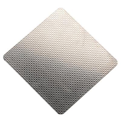 China Metal Production 201 304 316 AISI ASTM Standard Stainless Steel Finish Coil Decorative Embossed Cloth Sheet for sale