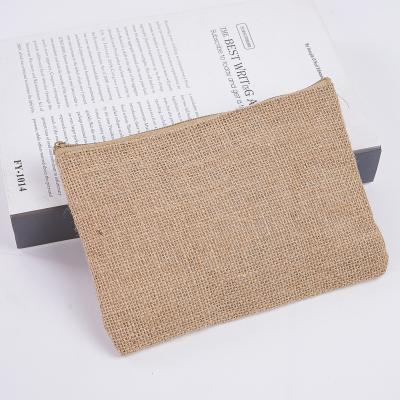 China Buying cheap price airtight jute zipper bag fashion durable practical jute bag for sale