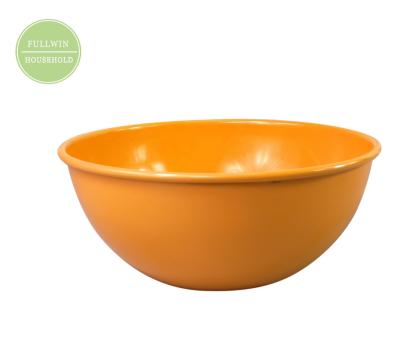 China Sustainable Metal Galvanized Salad Bowl Mixing Bowl Fruit Basket For Kitchenware Table Take Care for sale