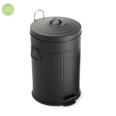 China Sustainable Pedal Trash Can With Bucket Kitchen Trash Can Plastic Inner Waste Can Sheet Metal Look 3L 5L 12L 20L 30L for sale