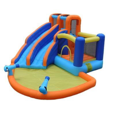 China China Commercial Funny Inflatable Kids Inflatable Water Bouncy Jumping Castle With Slide And Pool for sale